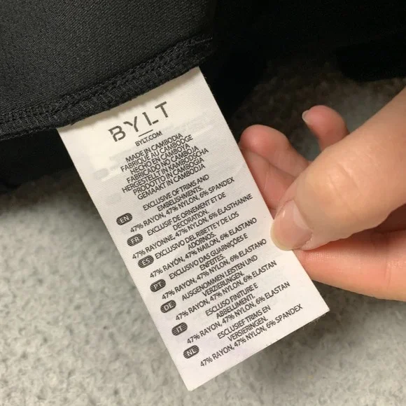 BYLT Everyday Pant 2.0 Men's 30 x 30 Black Slim Fit Elite+ Wrinkle Free NWT $128